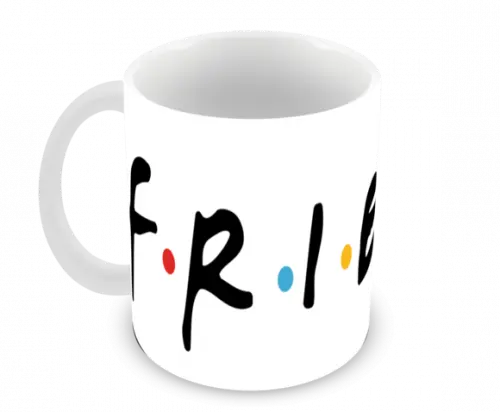 Caneca Polímero Seriado Friends Personalizada