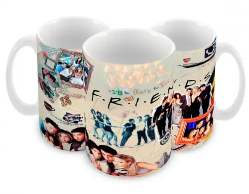 Caneca Polímero Seriado Friends Personalizada