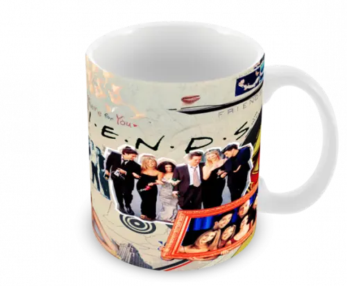 Caneca Polímero Seriado Friends Personalizada