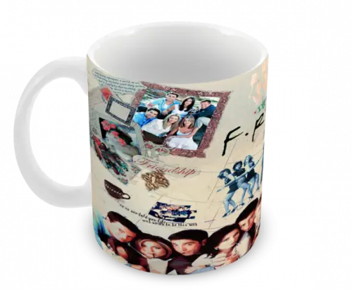 Caneca Polímero Seriado Friends Personalizada