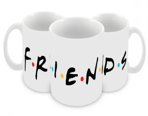 Caneca Polímero Seriado Friends Personalizada