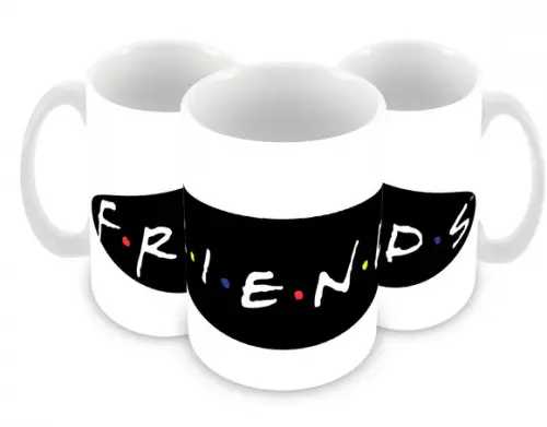 Caneca Polímero Seriado Friends Personalizada