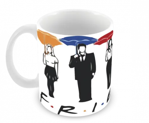 Caneca Polímero Seriado Friends Personalizada
