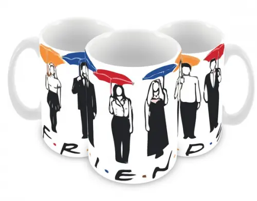 Caneca Polímero Seriado Friends Personalizada