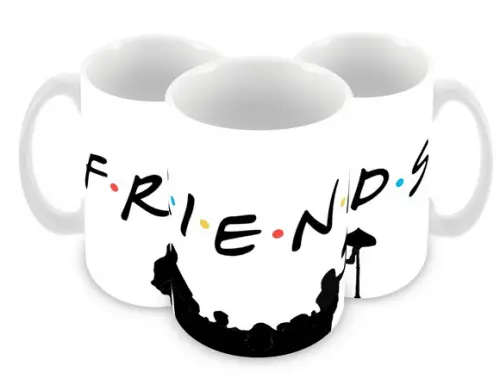 Caneca Polímero Seriado Friends Personalizada
