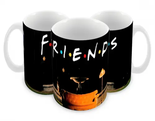 Caneca Polímero Seriado Friends Personalizada