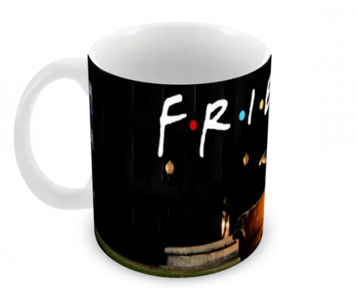 Caneca Polímero Seriado Friends Personalizada
