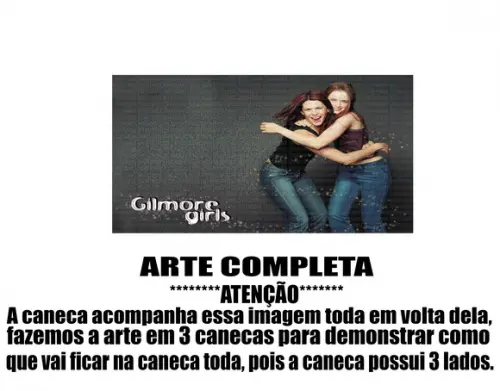Caneca Polímero Seriado Gilmore Girls Personalizada