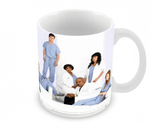 Caneca Polímero Seriado Greys Anatomy Personalizada
