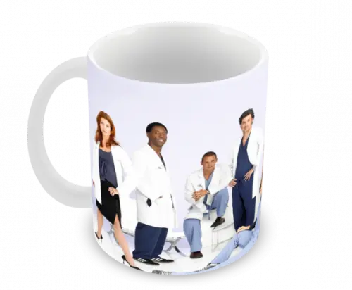 Caneca Polímero Seriado Greys Anatomy Personalizada