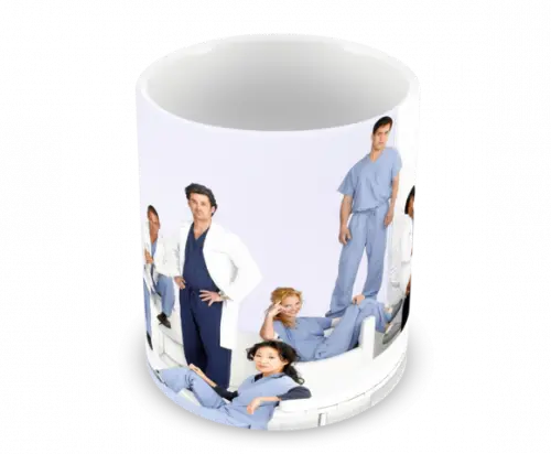 Caneca Polímero Seriado Greys Anatomy Personalizada