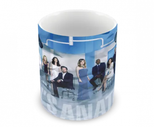 Caneca Polímero Seriado Greys Anatomy Personalizada