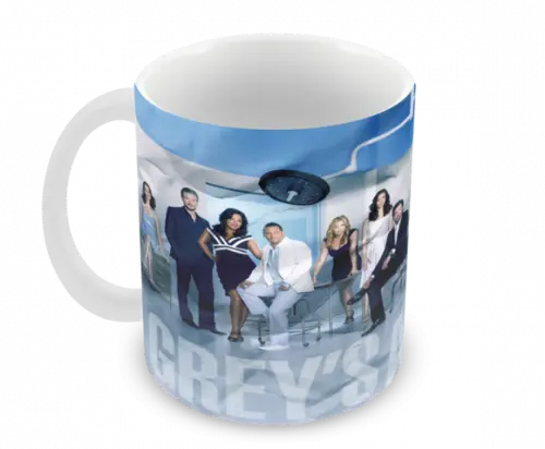 Caneca Polímero Seriado Greys Anatomy Personalizada