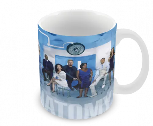Caneca Polímero Seriado Greys Anatomy Personalizada