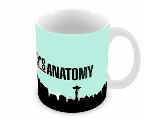 Caneca Polímero Seriado Greys Anatomy Personalizada