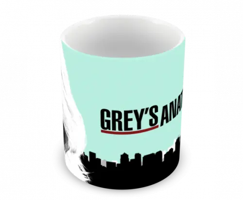 Caneca Polímero Seriado Greys Anatomy Personalizada