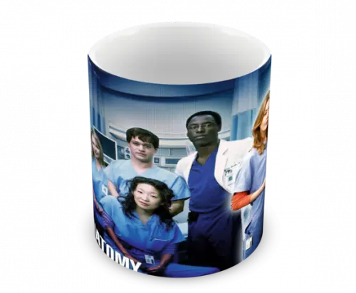 Caneca Polímero Seriado Greys Anatomy Personalizada