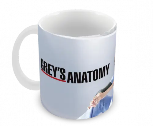 Caneca Polímero Seriado Greys Anatomy Personalizada