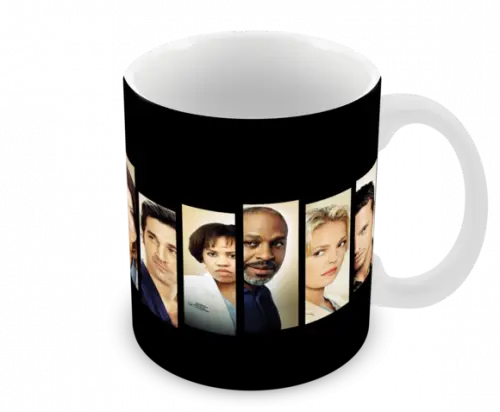 Caneca Polímero Seriado Greys Anatomy Personalizada