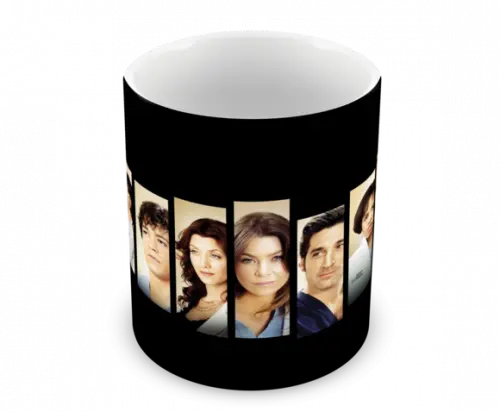 Caneca Polímero Seriado Greys Anatomy Personalizada