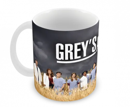 Caneca Polímero Seriado Greys Anatomy Personalizada
