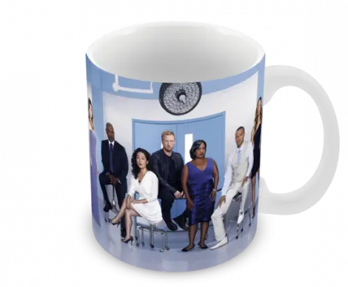 Caneca Polímero Seriado Greys Anatomy Personalizada