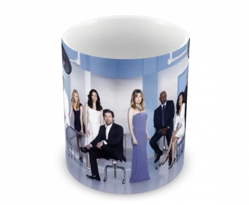 Caneca Polímero Seriado Greys Anatomy Personalizada