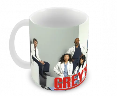 Caneca Polímero Seriado Greys Anatomy Personalizada