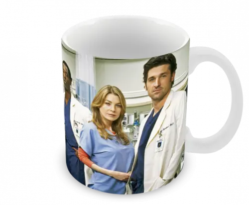 Caneca Polímero Seriado Greys Anatomy Personalizada