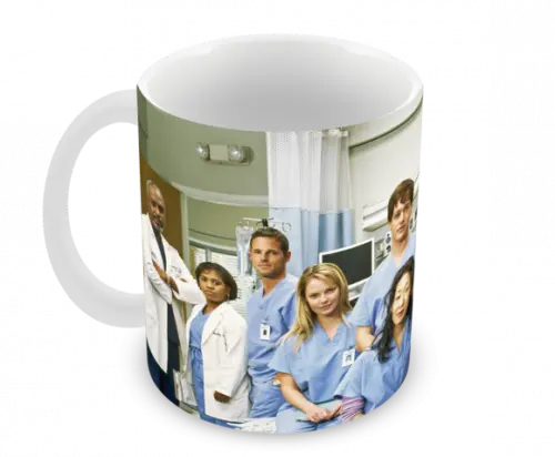 Caneca Polímero Seriado Greys Anatomy Personalizada