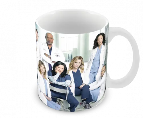 Caneca Polímero Seriado Greys Anatomy Personalizada