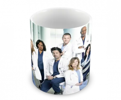 Caneca Polímero Seriado Greys Anatomy Personalizada