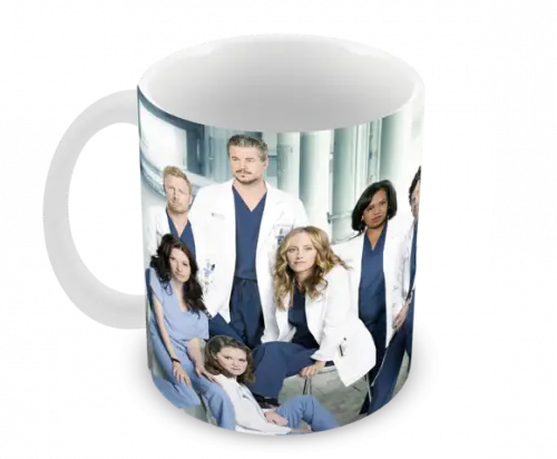 Caneca Polímero Seriado Greys Anatomy Personalizada