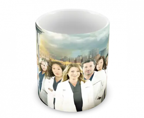 Caneca Polímero Seriado Greys Anatomy Personalizada