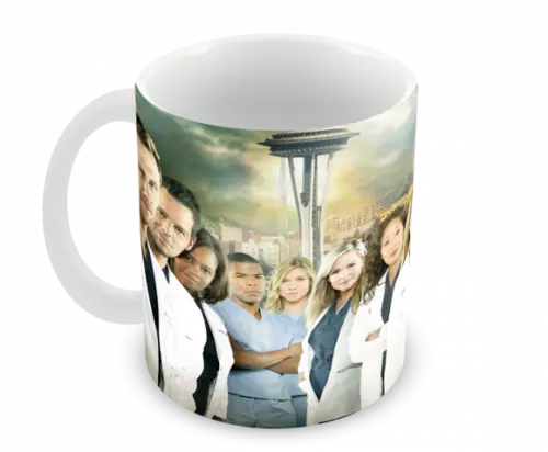 Caneca Polímero Seriado Greys Anatomy Personalizada