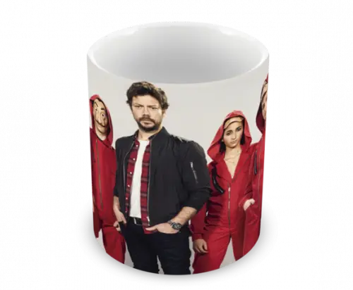 Caneca Polímero Seriado La Casa de Papel Personalizada