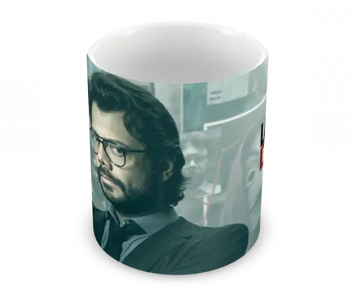 Caneca Polímero Seriado La Casa de Papel Personalizada