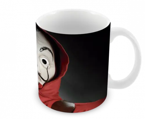 Caneca Polímero Seriado La Casa de Papel Personalizada