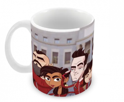 Caneca Polímero Seriado La Casa de Papel Personalizada