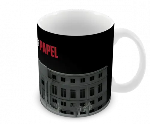 Caneca Polímero Seriado La Casa de Papel Personalizada