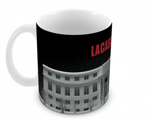 Caneca Polímero Seriado La Casa de Papel Personalizada