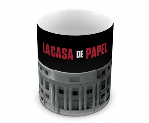 Caneca Polímero Seriado La Casa de Papel Personalizada