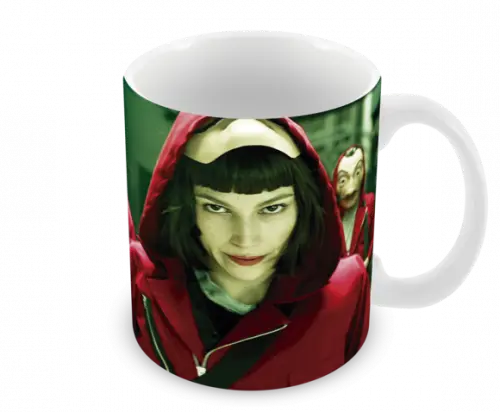 Caneca Polímero Seriado La Casa de Papel Personalizada