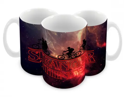 Caneca Polímero Seriado Stranger Things Personalizada