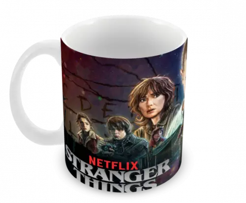 Caneca Polímero Seriado Stranger Things Personalizada
