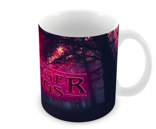 Caneca Polímero Seriado Stranger Things Personalizada