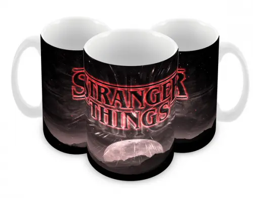 Caneca Polímero Seriado Stranger Things Personalizada