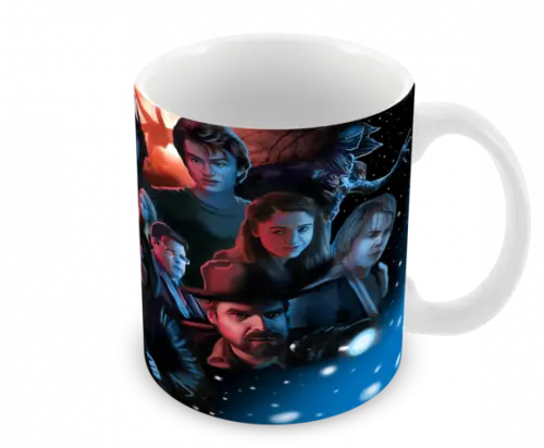 Caneca Polímero Seriado Stranger Things Personalizada