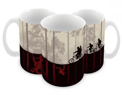 Caneca Polímero Seriado Stranger Things Personalizada