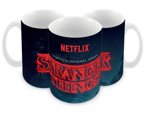 Caneca Polímero Seriado Stranger Things Personalizada